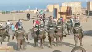 Desalojan y demuelen casas de gigantesca toma en Antofagasta: Una de las más grandes del norte
