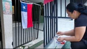 'Estoy consternada': Decenas de personas llegan a dejar condolencias a la Cuarta Comisaría por muerte del cabo Palma