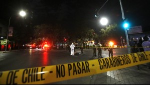 Balean a carabinero durante una fiscalización en el centro de Santiago