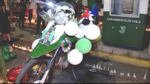 Masivas muestras de respeto en velatón por cabo Daniel Palma en Santiago y Rancagua