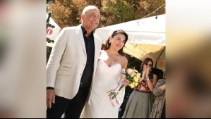 'Es lo mejor que me ha pasado': Papá de Nicolás Massú se casó con su pareja 28 años menor