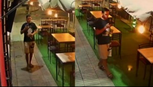 Crimen de carabinero: Se da a conocer video que muestra a tercer 'sujeto de interés' caminando en la vía pública