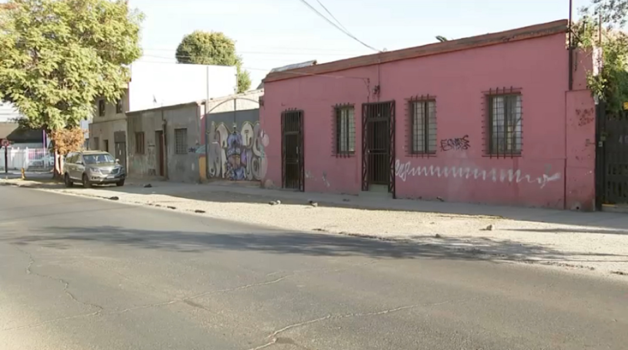 En esta casa fueron detenidos los presuntos asesinos del cabo Palma. Fuente: Mucho Gusto.