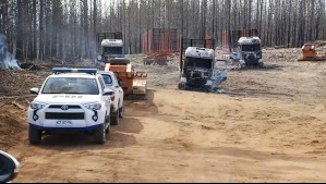 Ataque incendiario en La Araucanía: Queman 15 vehículos en Lumaco