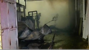 Incendio en Cerrillos deja al menos tres casas afectadas