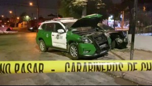 Tres carabineros resultan lesionados tras persecución por robo de auto en San Bernardo: Uno se encuentra en estado grave