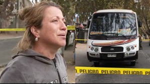 'Mi mamá es la culpable también': Pareja de hombre asesinado en microbus interurbano de Peñaflor