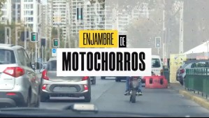 'El Enjambre': Así ataca banda de motochorros que asecha las calles de la capital