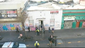 Allanan casona en Santiago Centro: Era usada para el tráfico de droga y otros delitos violentos