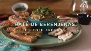 Receta: Paté de berenjenas con tofu crocante