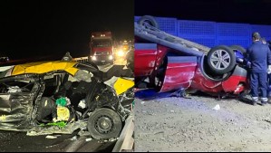 Tragedias en carreteras chilenas: 10 personas murieron en las últimas horas en accidentes en Iquique y Graneros