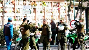 Amplio despliegue policial por funeral de barrista en Lo Espejo