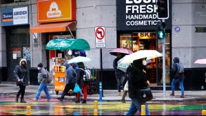 ¿Primer temporal del año? Esta es la cantidad de lluvia que podría caer en 10 ciudades de Chile