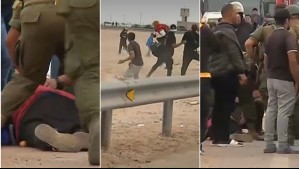 Incidente en la frontera de Chile con Perú por crisis de migrantes: Se registra un herido por piedrazo