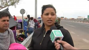 Migrante venezolano en frontera Chile-Perú explica por qué no quieren volver en avión a su país: 'Quitan los derechos'