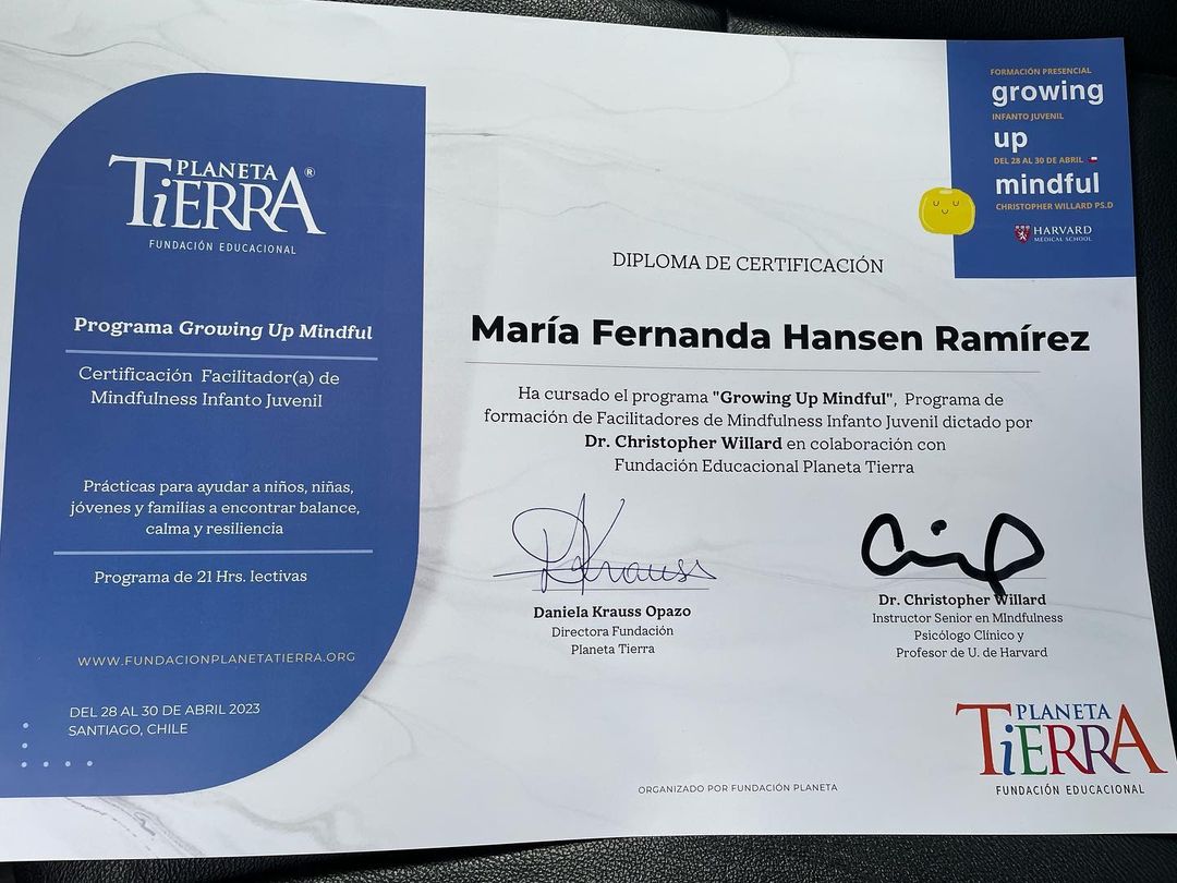 Diploma de Fernanda Hansen