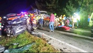 Cuatro muertos y cinco heridos dejó colisión a gran velocidad entre dos vehículos en Fresia