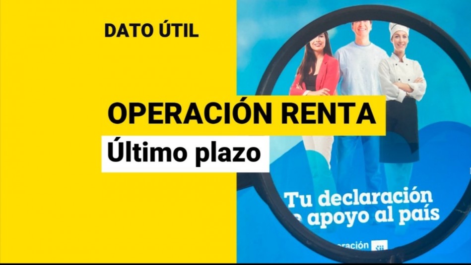 Operación Renta Esta es la última fecha para realizar el trámite