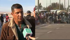 'Que nos escuchen para regresar a nuestros países de origen': Migrantes realizan cortes de ruta en frontera Chile-Perú