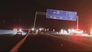 Fatal accidente en Paine: Dos personas mueren tras violenta colisión en Acceso Sur