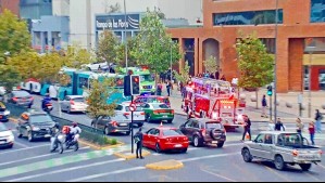 Choque entre tres buses deja varias personas lesionadas en Las Condes
