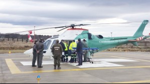 Tres carabineros resultaron lesionados tras volcamiento de patrulla en Punta Arenas