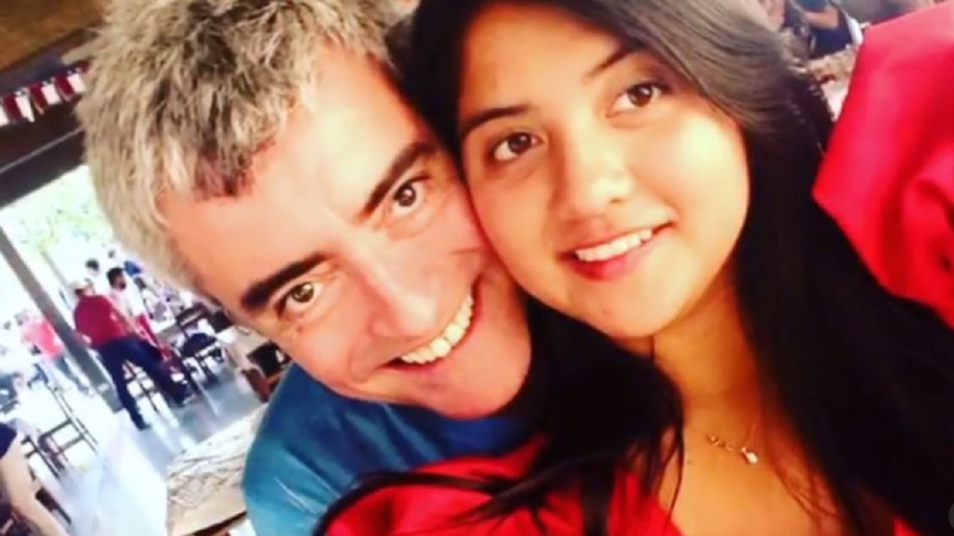 Mauricio Flores y su hija Danika