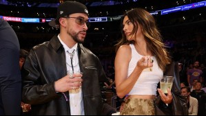 ¿La pareja del año? Captan a Bad Bunny y Kendall Jenner en partido de la NBA