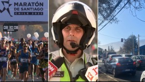 Balance de Carabineros por Maratón de Santiago: 'Se ha producido algunos puntos de congestión en determinados sectores'