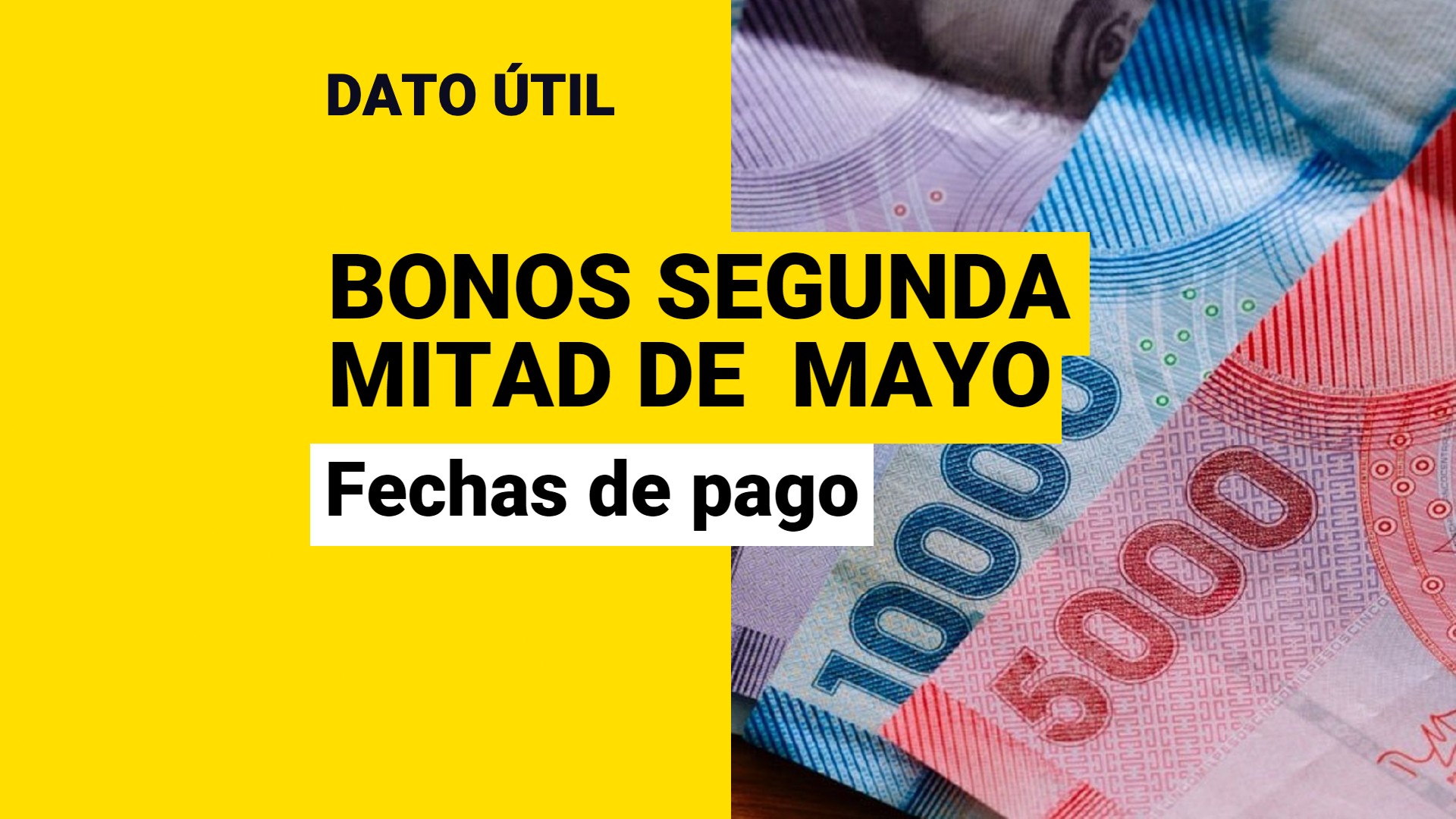 ¿Qué Bonos Se Pagan En La Segunda Mitad De Mayo Y Cuáles Son Sus Fechas ...