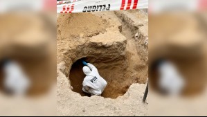 Hallan restos humanos en excavación para alcantarillado de una casa en Coquimbo