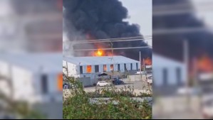 Gran incendio en Lampa: Estructura afectada sería una fábrica
