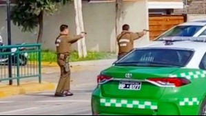 Video muestra a carabinero disparando contra auto frente a colegio de Reñaca durante operativo por robo