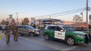 Motorista de Carabineros resulta lesionado tras ser impactado por conductor que escapó de control policial