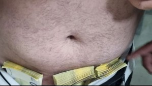 Dos chilenos son denunciados penalmente en Argentina: Fueron descubiertos con miles de euros escondidos en el pantalón