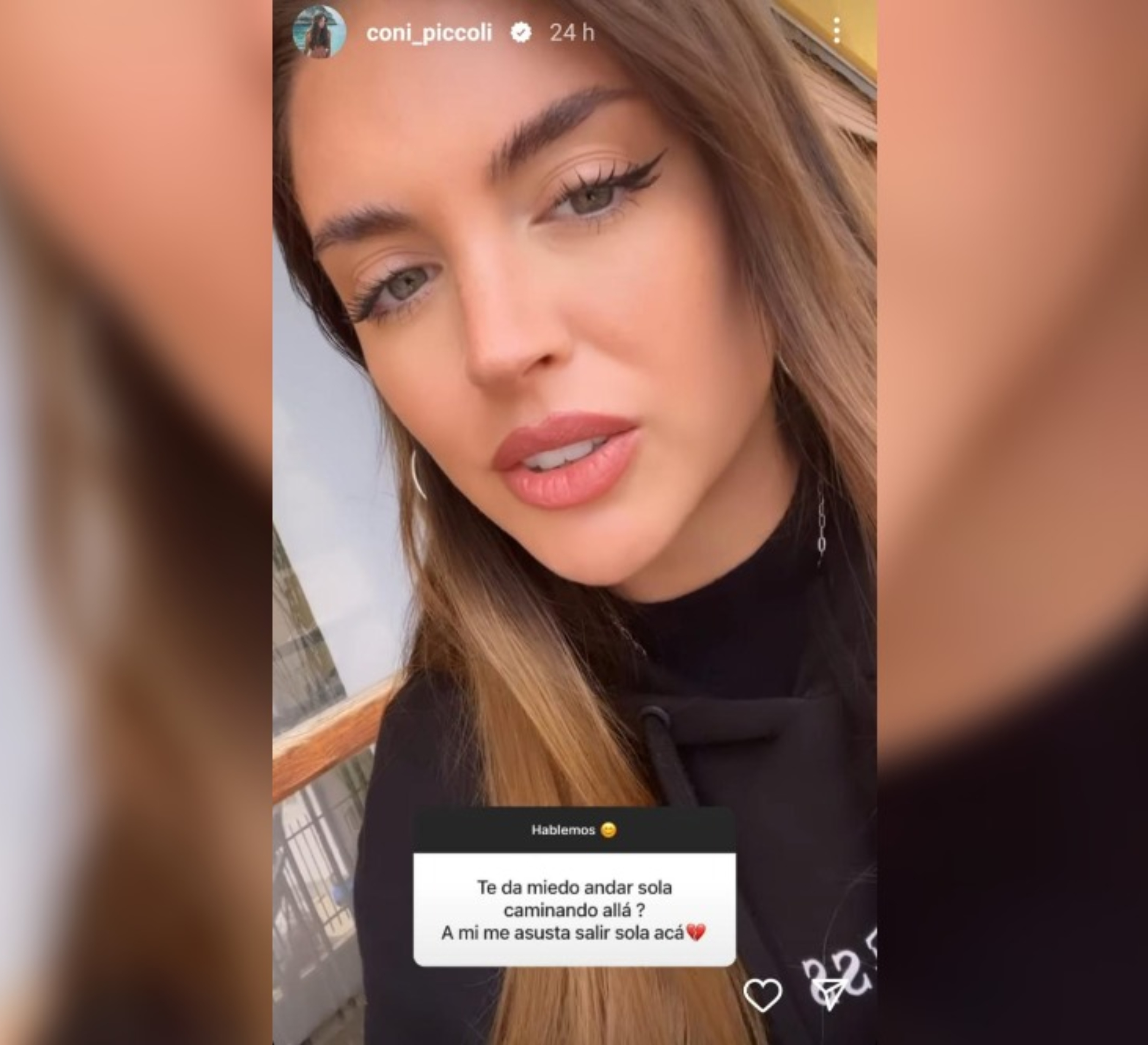Historia de Instagram de Coni Piccoli