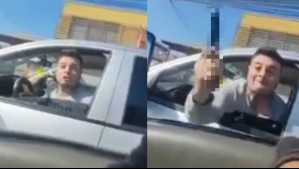 Video muestra a automovilista amenazando con un arma a otro conductor en La Ligua: Discutían por una mala maniobra