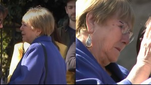 Expresidenta Michelle Bachelet asistió al velorio de Augusto Góngora: Conversó y acompañó a Paulina Urrutia