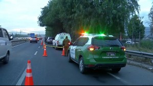 Encuentran cuerpo atado a metros del inicio de la Autopista Los Libertadores