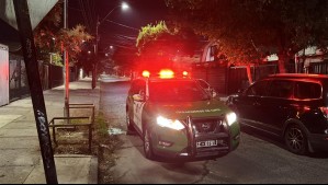 Carabineros detiene a cinco sujetos en Recoleta tras seguimiento controlado por siete comunas de la capital