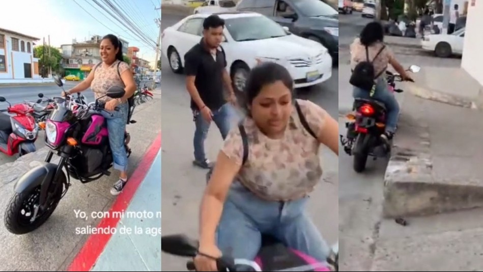 De La Felicidad A La Tristeza En Segundos Compró Una Moto Y La Chocó Apenas Salió De La