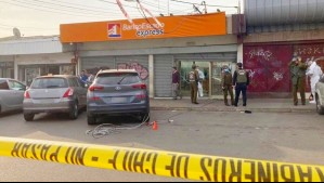 Delincuentes asaltan banco en Peñalolén y se dan a la fuga con el botín