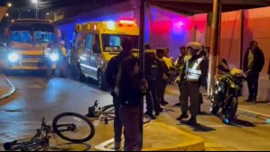 Atropellan a carabinero en La Serena: Funcionario salió eyectado de su bicicleta durante control policial