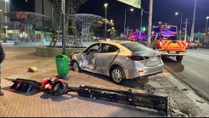 Conductor resulta herido tras ser impactado por vehículo que no habría respetado la luz roja