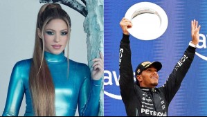 ¿Le dio buena suerte?: Shakira regresa a Barcelona para apoyar a Hamilton que logró el podio de la F1