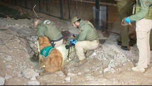 Mausoleo narco en Lo Espejo: Hallan bóveda con restos de droga tras su demolición