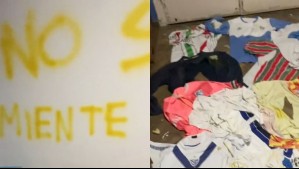 'Espero que así no mientas nunca más': Ex de joven le destrozó la habitación y le dejó mensajes en las paredes