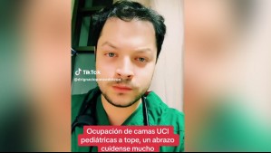 'Este es el momento de hacerlo': El llamado de un médico en TikTok ante la falta de camas pediátricas