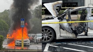 Mujer fue a robar a una tienda y dejó solos a sus hijos en su auto en EEUU: El vehículo terminó incendiado