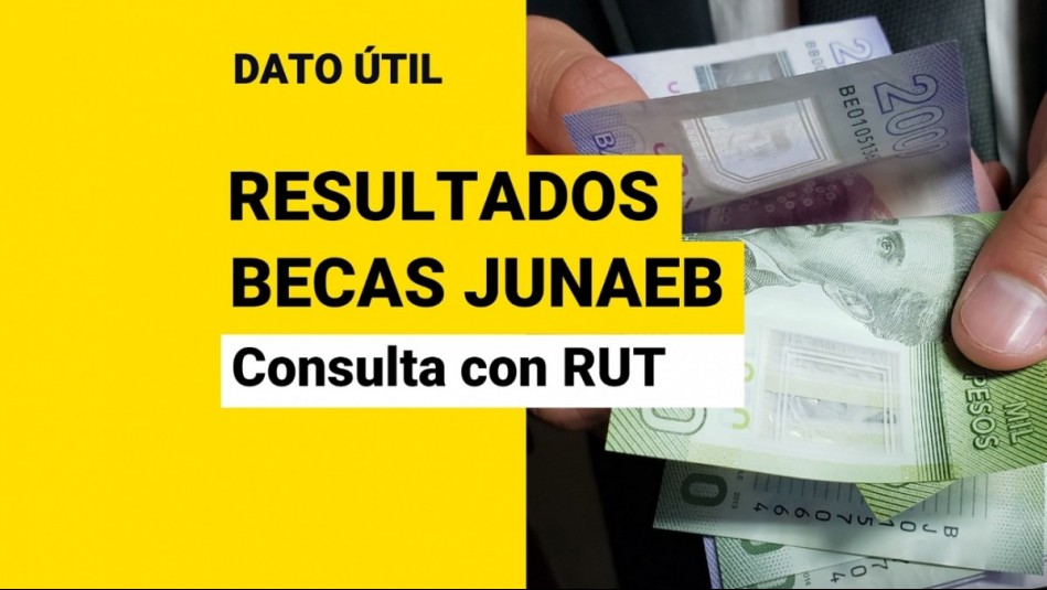 Becas Junaeb Así puedes saber con tu RUT si te corresponde alguno de
